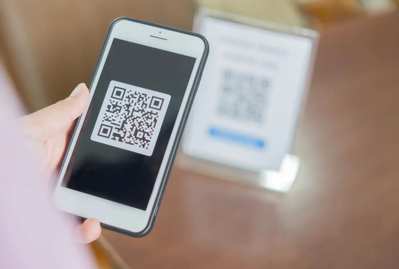 Pagamento por QR Code de PIX no celular